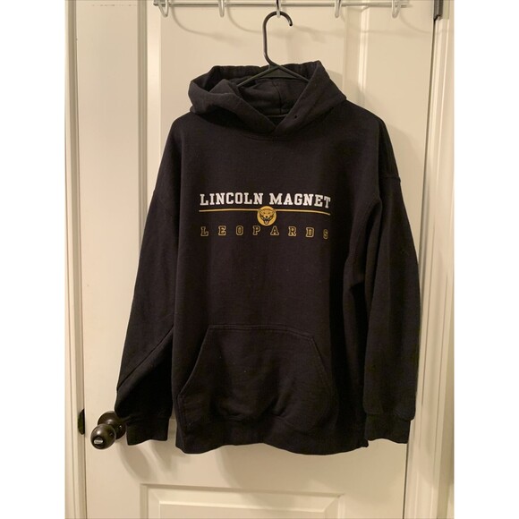 Men’s Hoodie Lincoln Magnet Elementary School Leopards Unknown Size - Picture 1 of 12